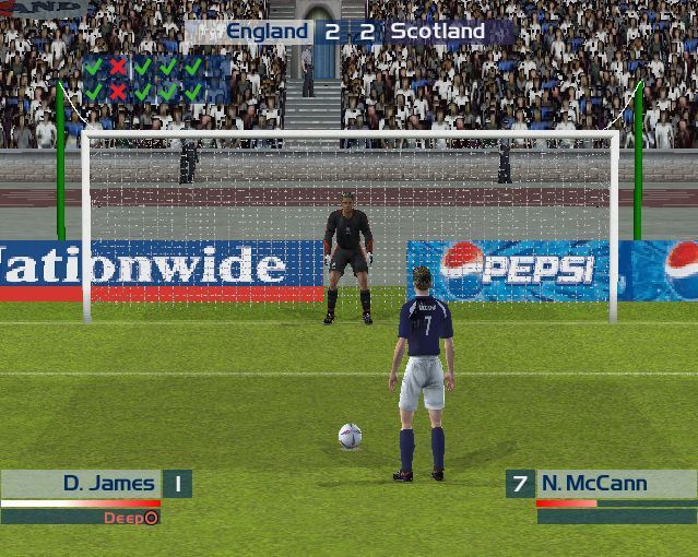 England International Football screenshot 5 for Playstation 2
